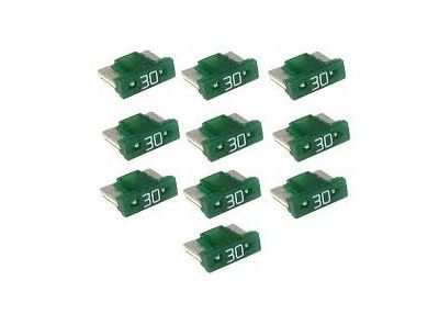 Vert d'OIN 8820 58 volts profil bas Mini Fuse de 30 ampères