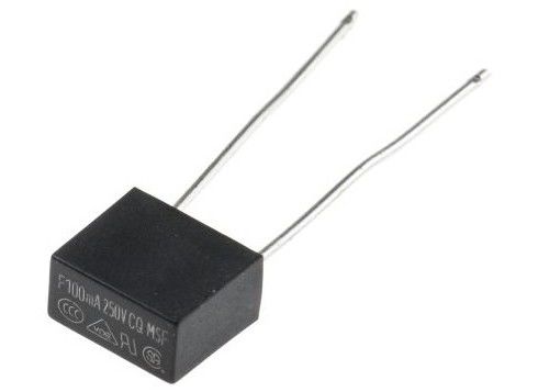 Noir profil bas Mini Fuse, fusible plombé radial thermoplastique de 5 ampères